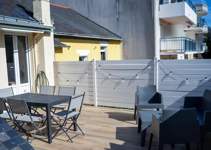 T3 Centre 70 M2 Avec Terrasse 아파트 La Baule