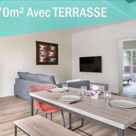T3 Centre 70 M2 Avec Terrasse Apartment *